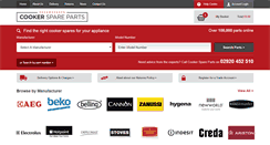 Desktop Screenshot of cookerspareparts.com